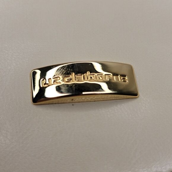 Liz Claiborne. Elegant Cream Crossbody Bag with Gold Chain. EUC - Picture 6 of 10